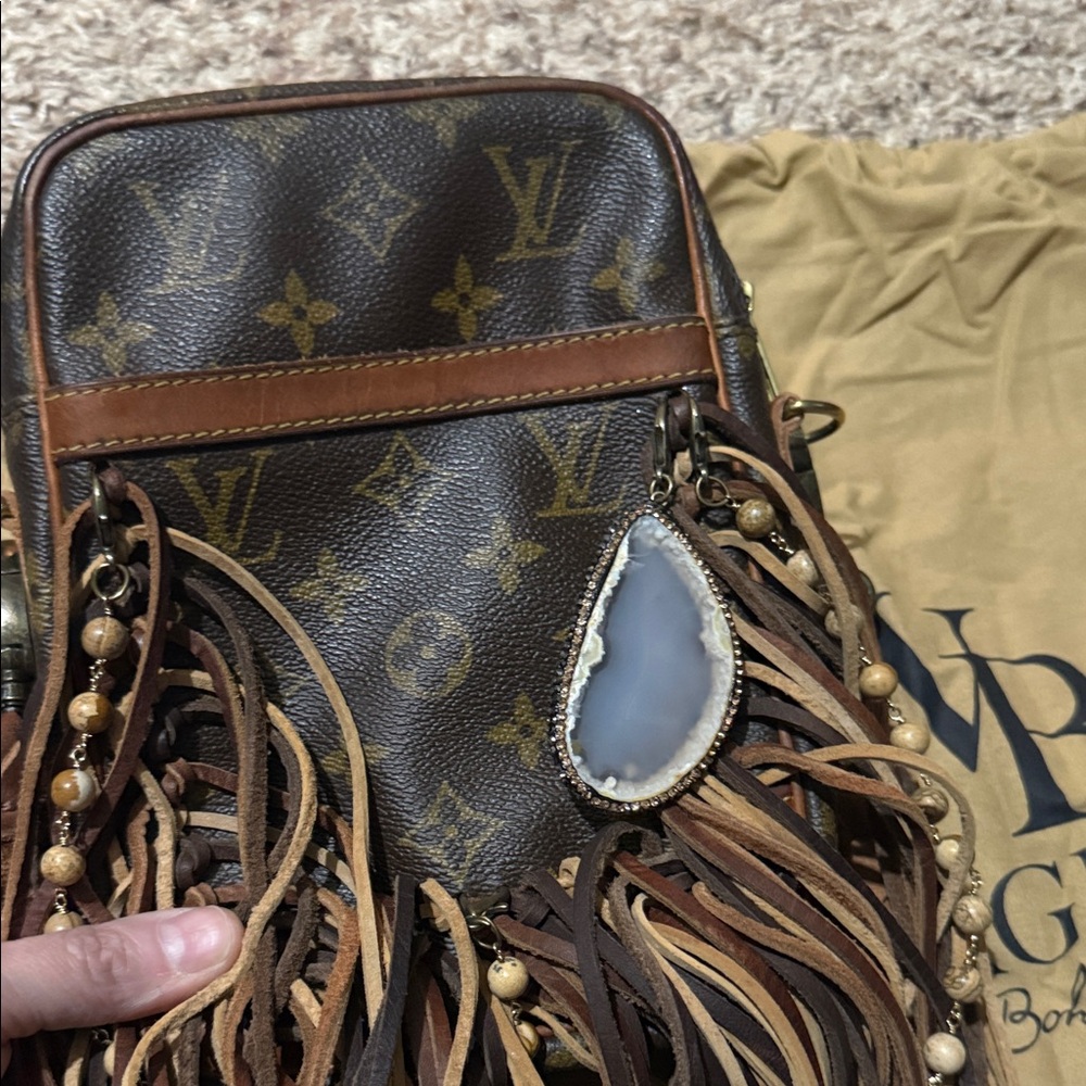 Louis Vuitton Brown Fringe Crossbody Bag - Picture 2 of 8